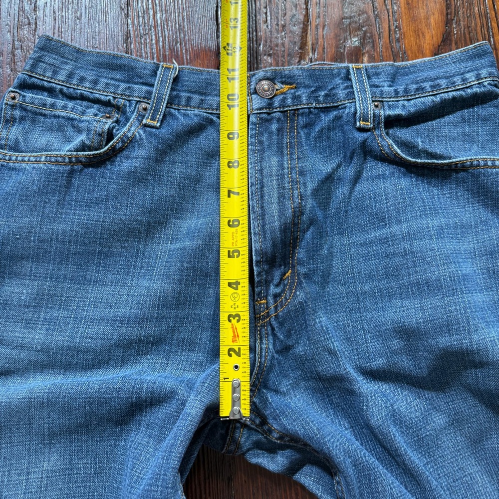 Levis 559 Jeans Mens 33x32 Blue Relaxed Straight 90s Wide Leg Baggy Skater - Picture 4 of 10